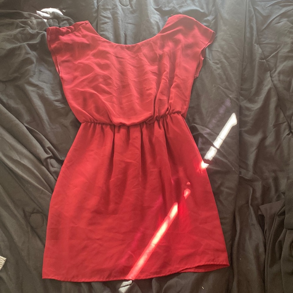 Maroon dress